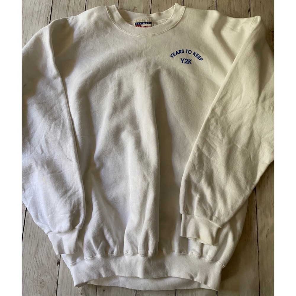 Vintage Y2K Haynes Tag Sweater - Large